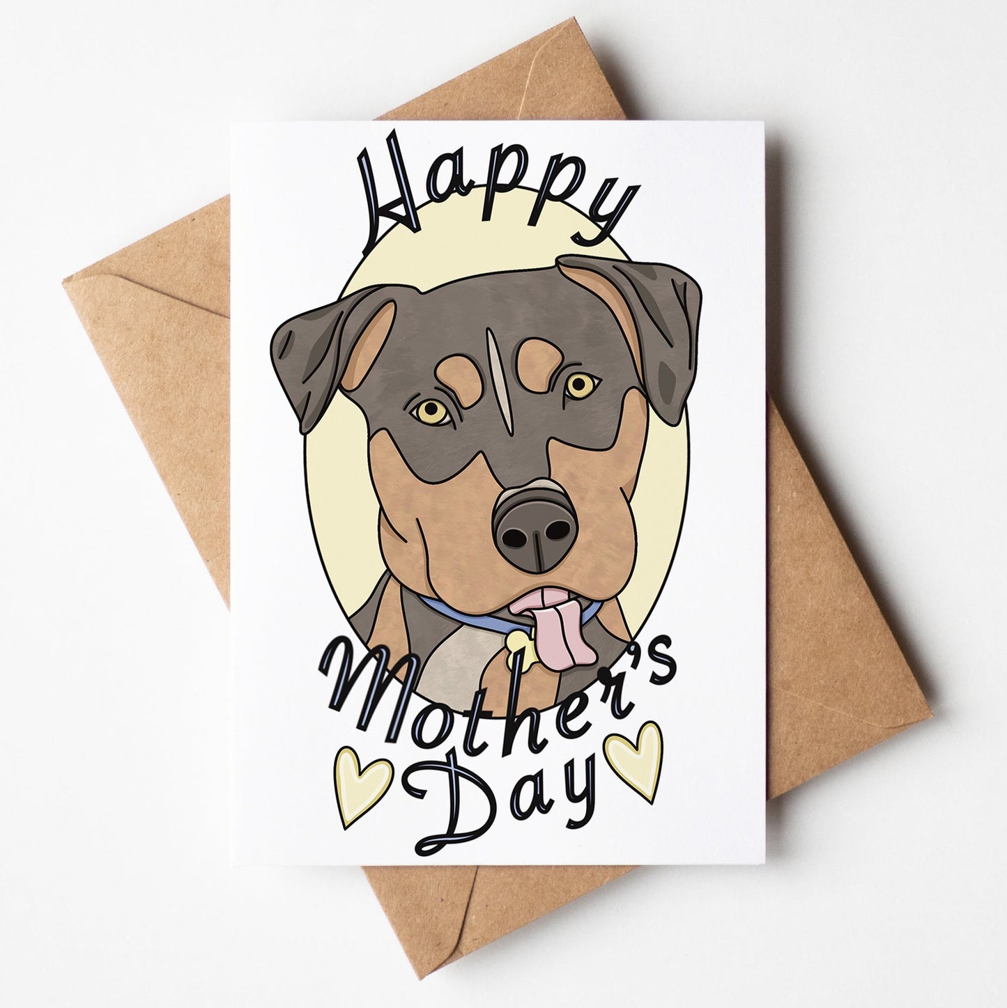 "Dog Mom" Mother's Day Card for Dog Moms