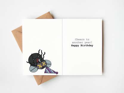 "Fly Lifespan" Birthday Card