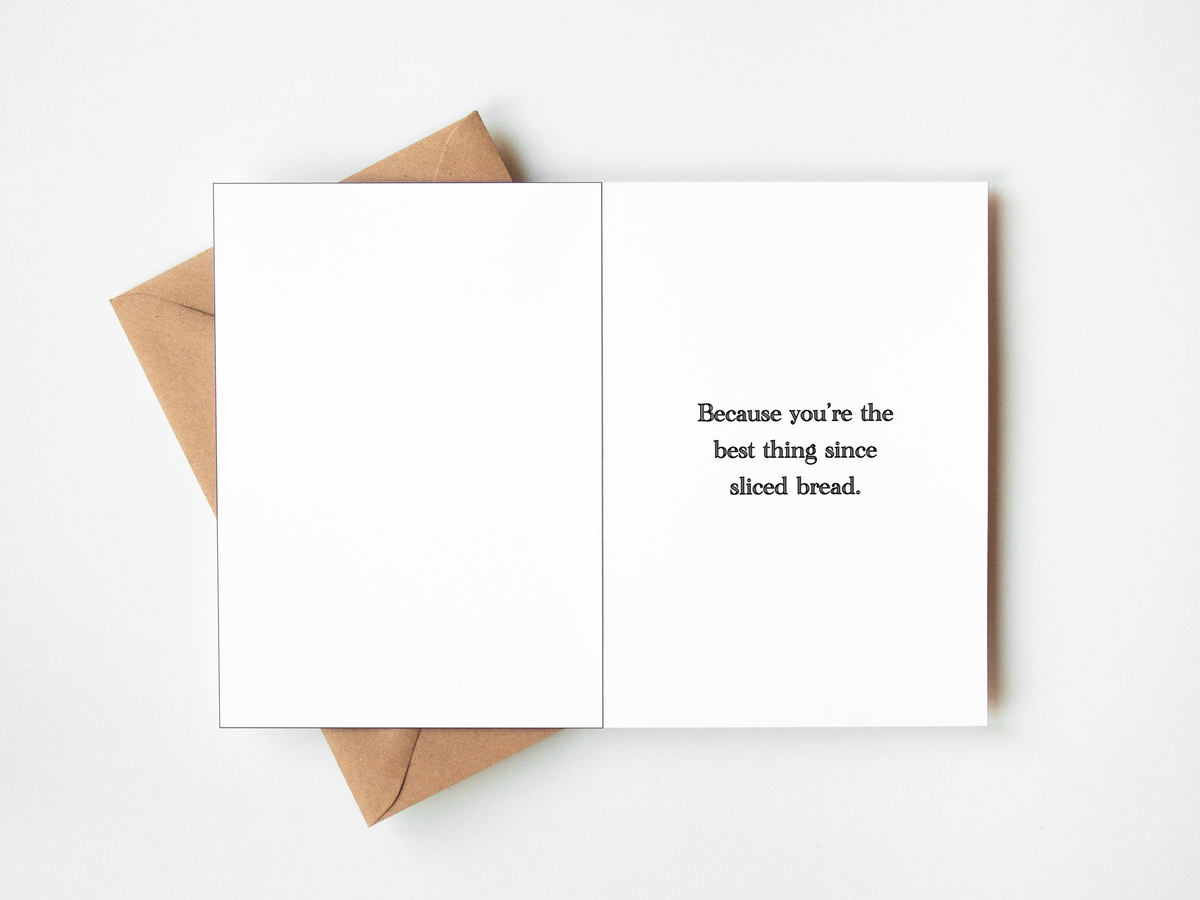 "Toast Butt" Love & Friendship Card