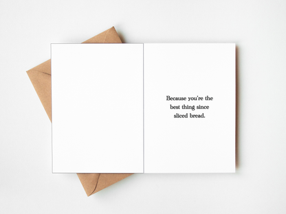 "Toast Butt" Love & Friendship Card